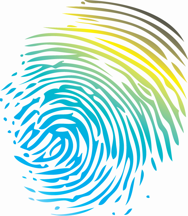 Jongspoor vingerafdruk full white