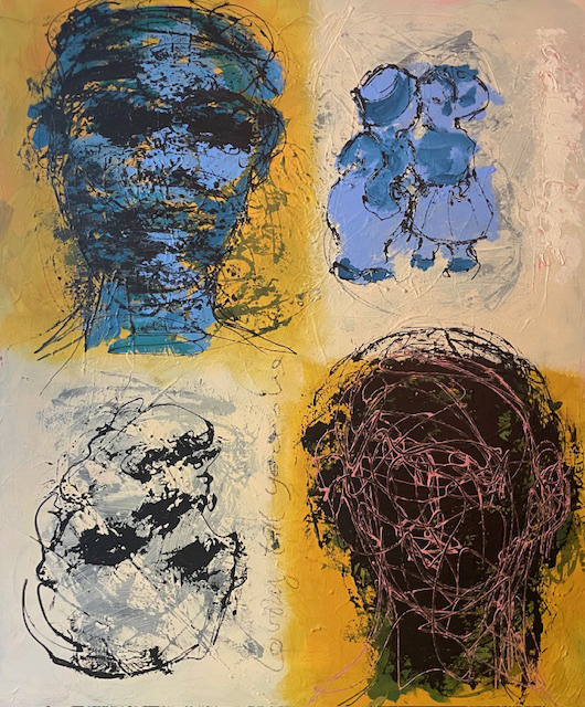 Viertel 5, 120x100 cm, ben game, acryl op doek, zvv € 1320, 