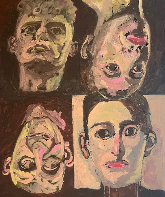 Viertel 3, 120x100 cm, ben game, acryl op doek, € 1320, 